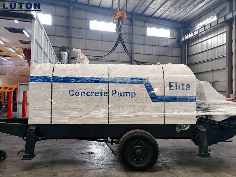 60m3 diesel concrete trailer pump
