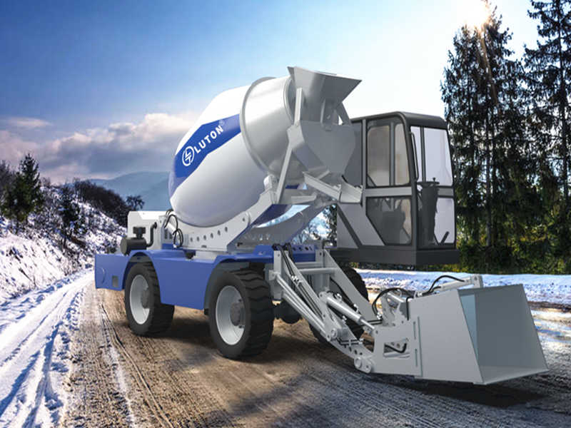 China self loading concrete mixer